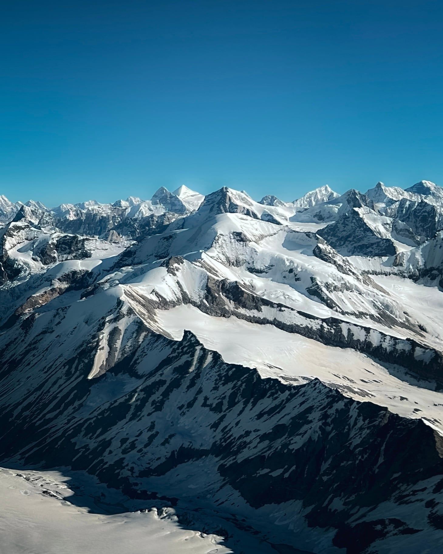 Panoramic view from Black Peak