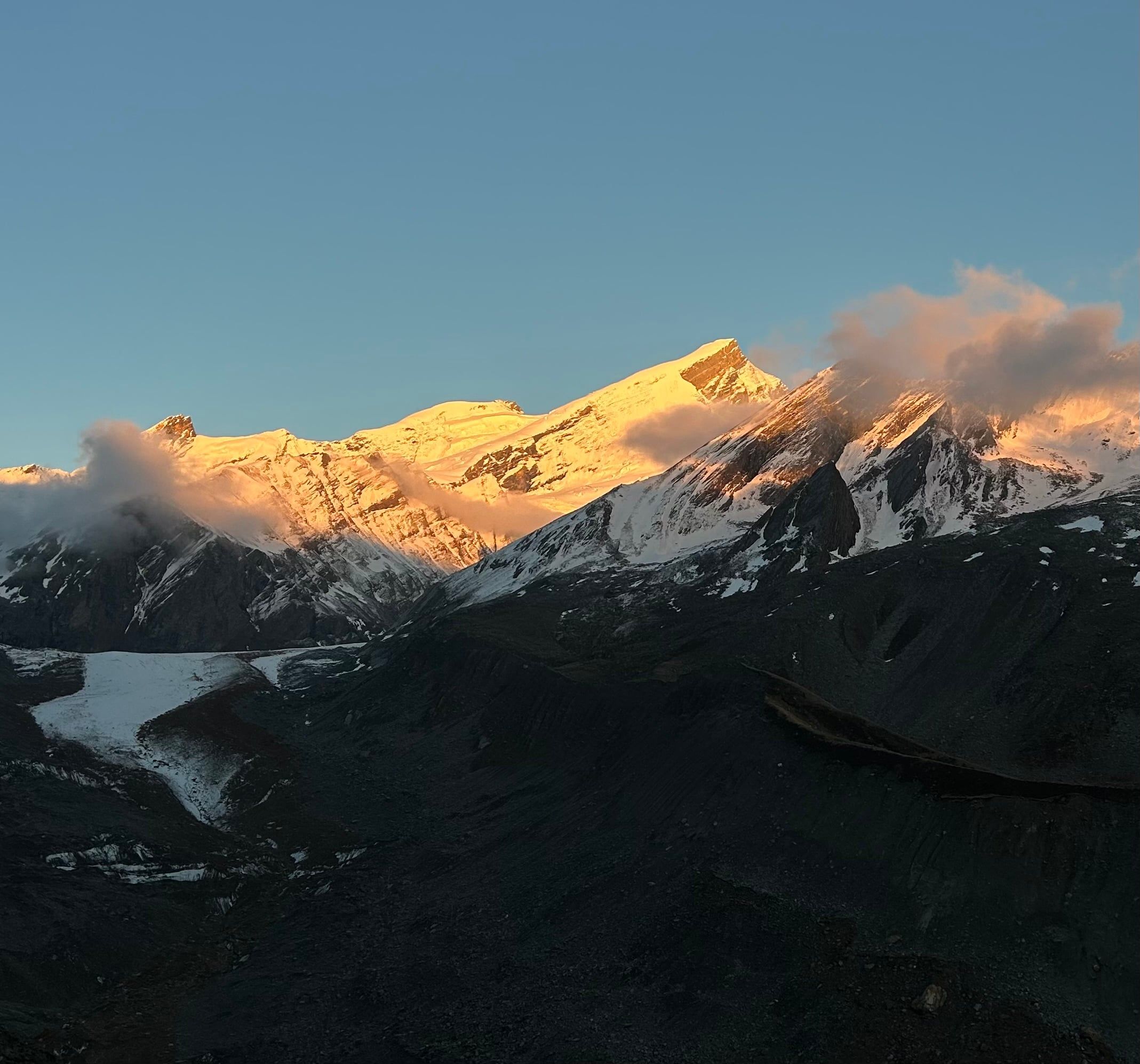 Black Peak (Kalanag) rising above the Bandarpunch massif in the Garhwal Himalayas