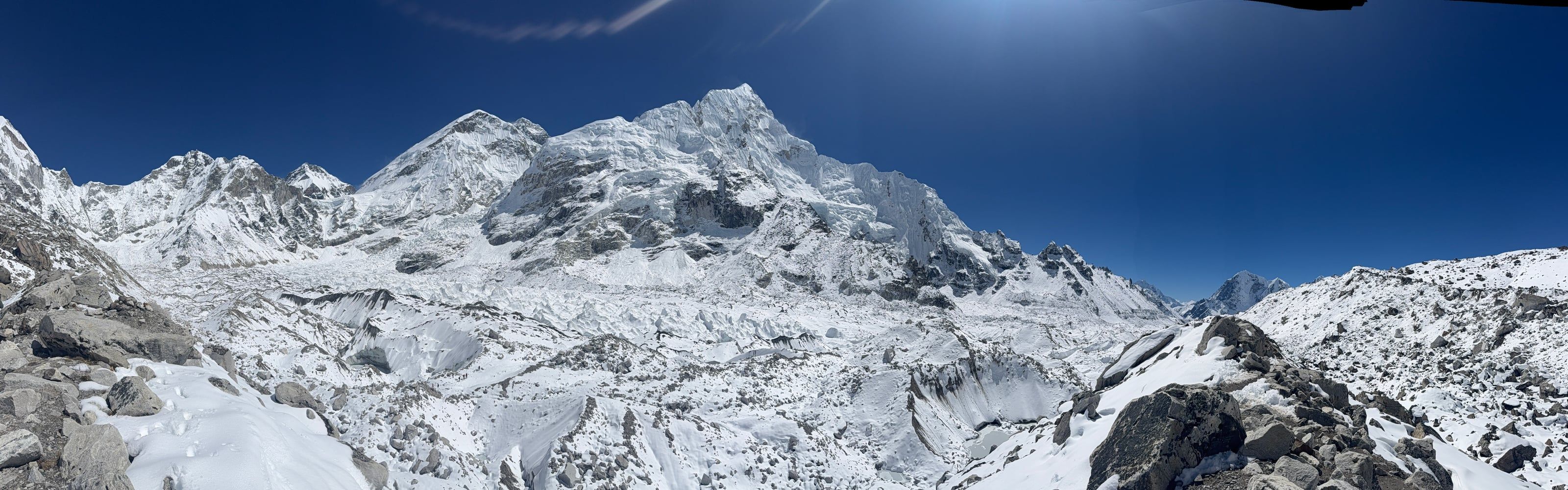 View of the Khumbu Icefall