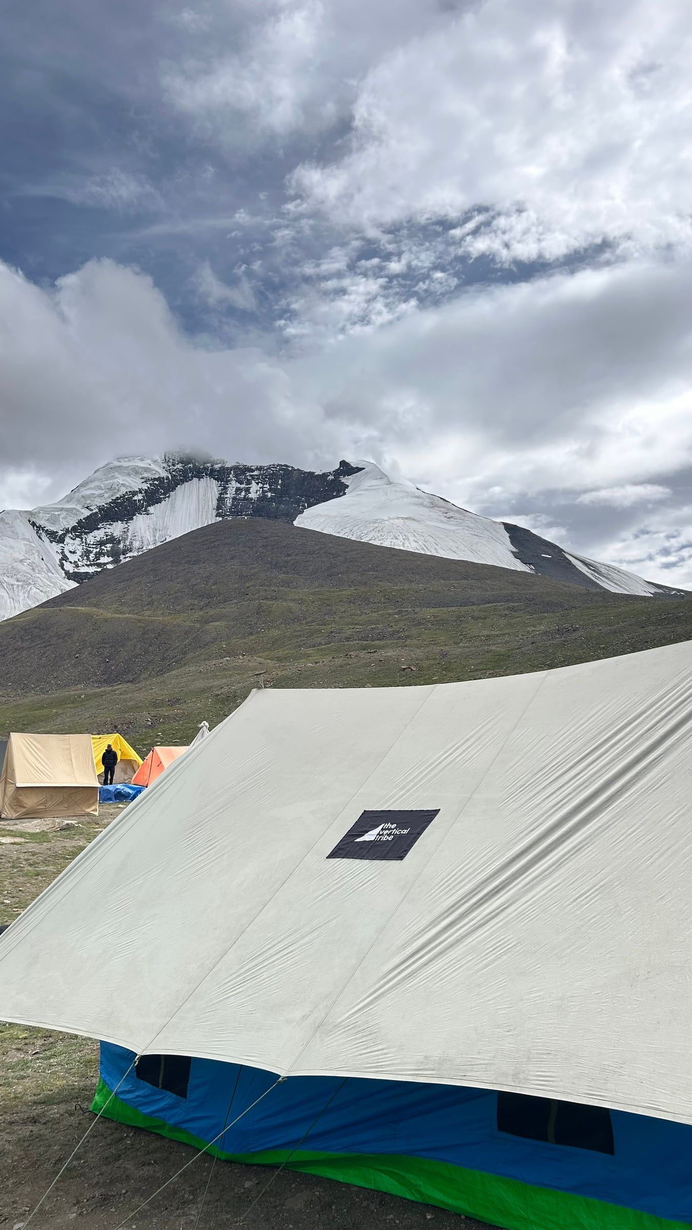 Expedition camp below Kang Yatse II