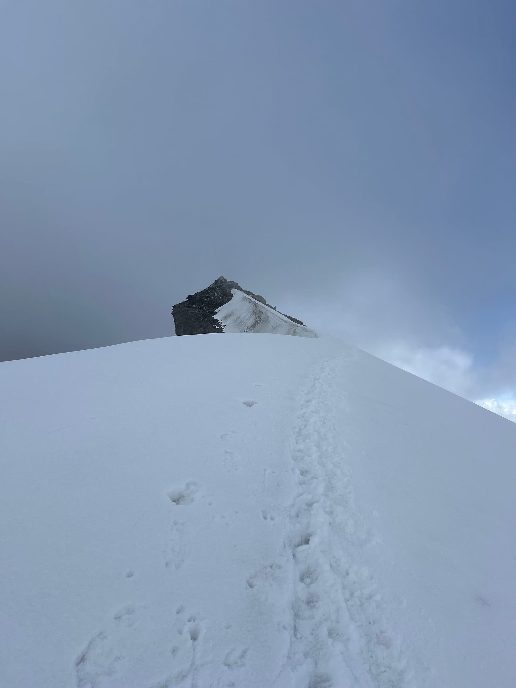 Kang Yatse II — Summit Ridge Footsteps, Ladakh, India